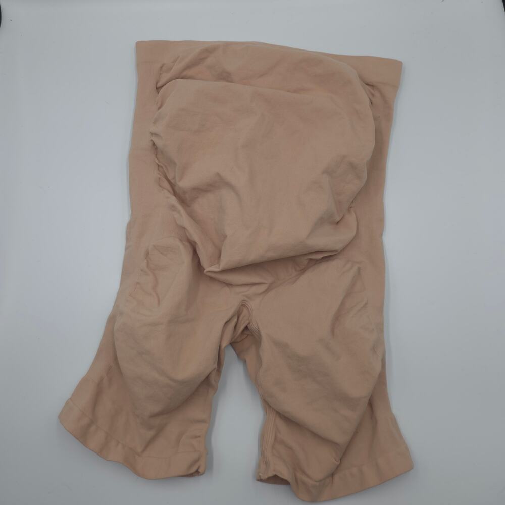 SKIMS Maternity Seamless Sculpt Mid Thigh Shorts in Tan Size 4X/5X